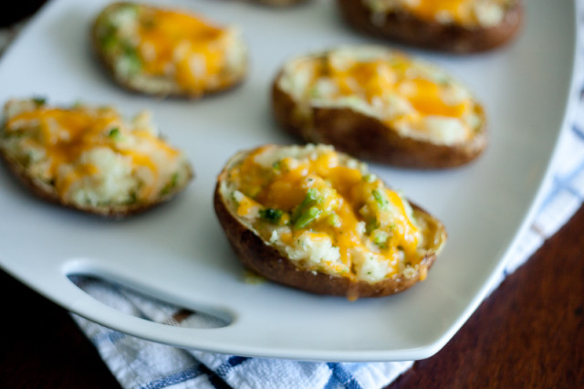 Broccoli Cheddar Stuffed Twice Baked Potatoes Recipe